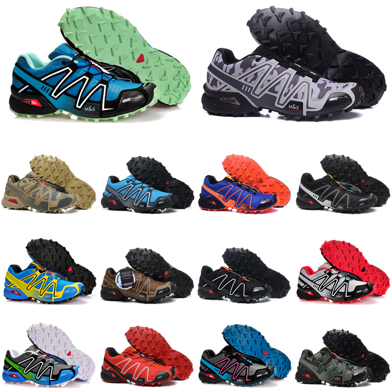

freeshipping speed cross 3 outdoor mens running shoes SpeedCross runner Jogging III Black Green Pink Red Men Trainers Sports Sneakers chaussures zapatos, Color #27