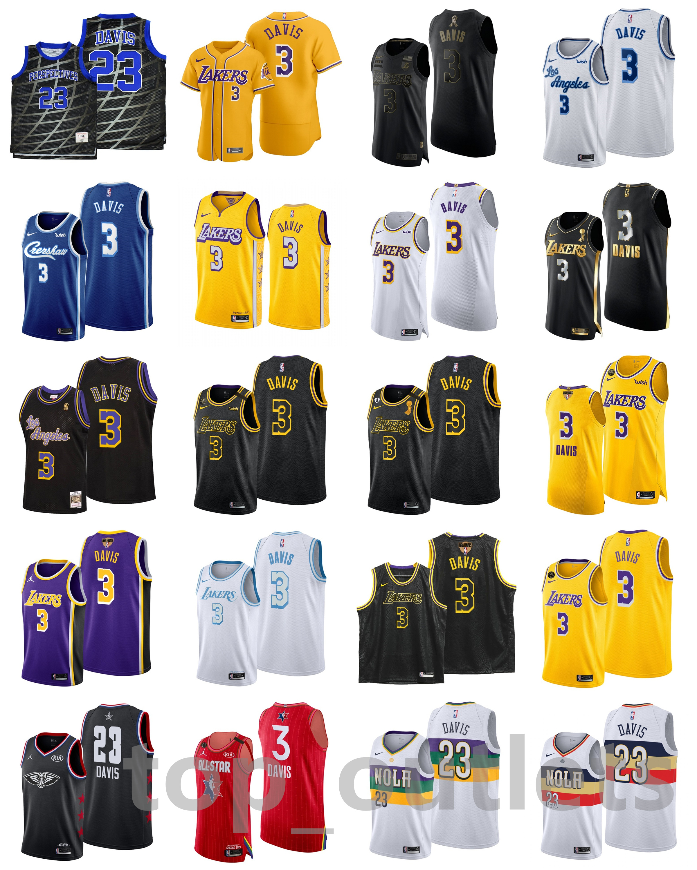 

2021 Los Angeles Lakers Basketball Jerseys Anthony Davis Jersey Bradley Beal Cade Cunningham Chris Paul Damian Lillard Deandre Ayton Stitched Breathable