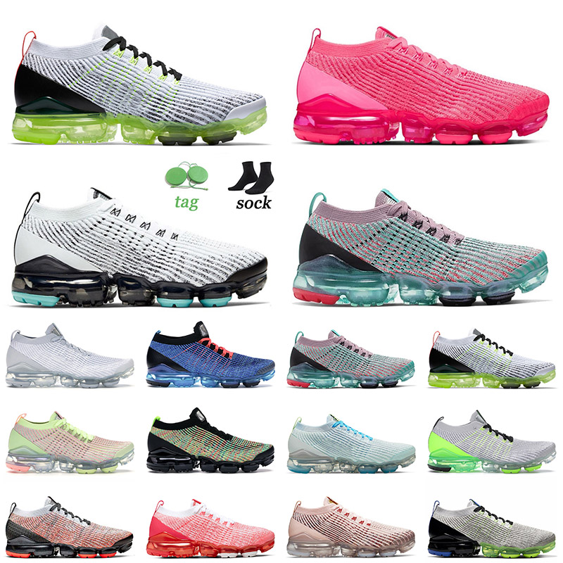 

High Quality Vapor 3.0 Tn Plus Running Shoes Mens Womens White Volt Triple Pink Black Aurora Fly Knit Tennis Trainers Sneakers 36-45