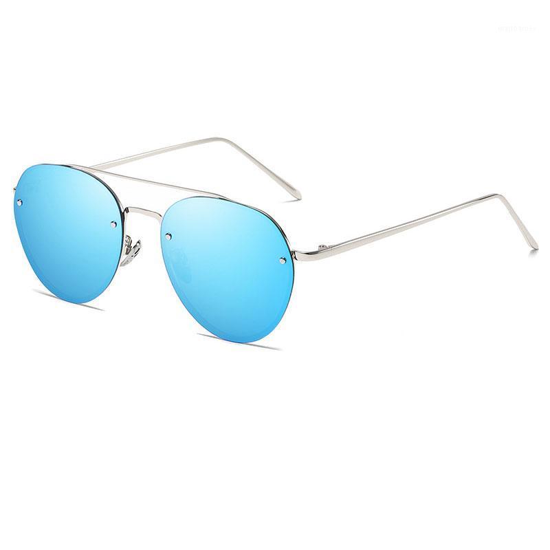 

Sunglasses 2021 Fashion Metal Frame Oval Polarized Lady Sun Glasses Lunette Soleil Femme Sunglases For Women