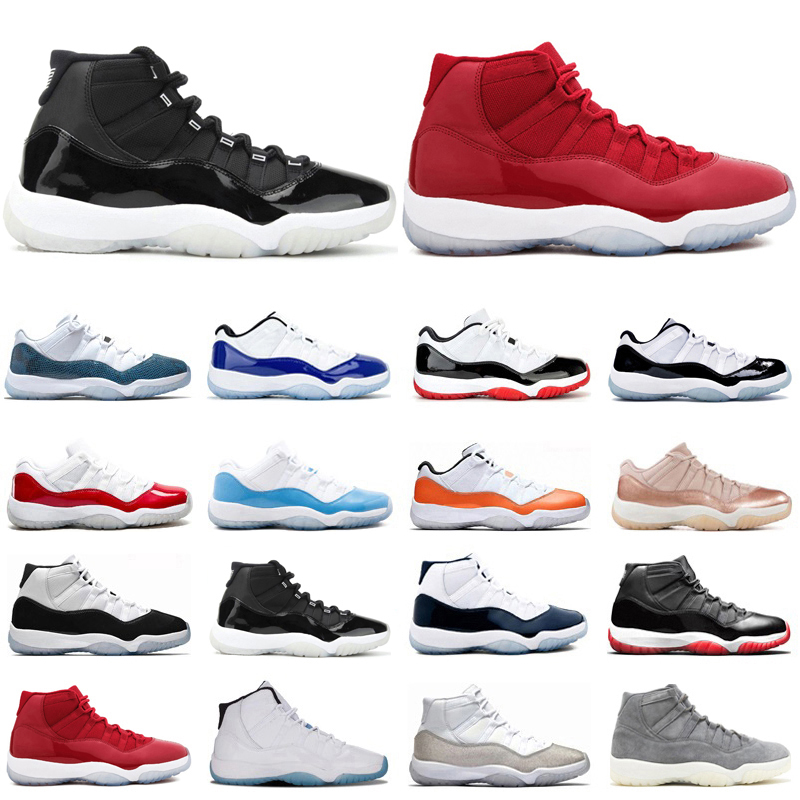 

Nike Air Jordan Retro 11 Men Women 11s Jumpman Basketball Shoes Jubilee 25th Anniversary Legend Blue Grey Suede Concord 45 Mens Trainers Sport Sneakers, Total orange