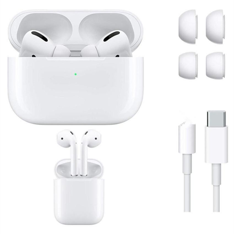 

Noise cancellation AP3 AP2 1:1 Airpods pro Earphones Air H1 Chip Rename GPS Wireless Charging Bluetooth Headphones Earbuds headset Valid serial number, Air 2