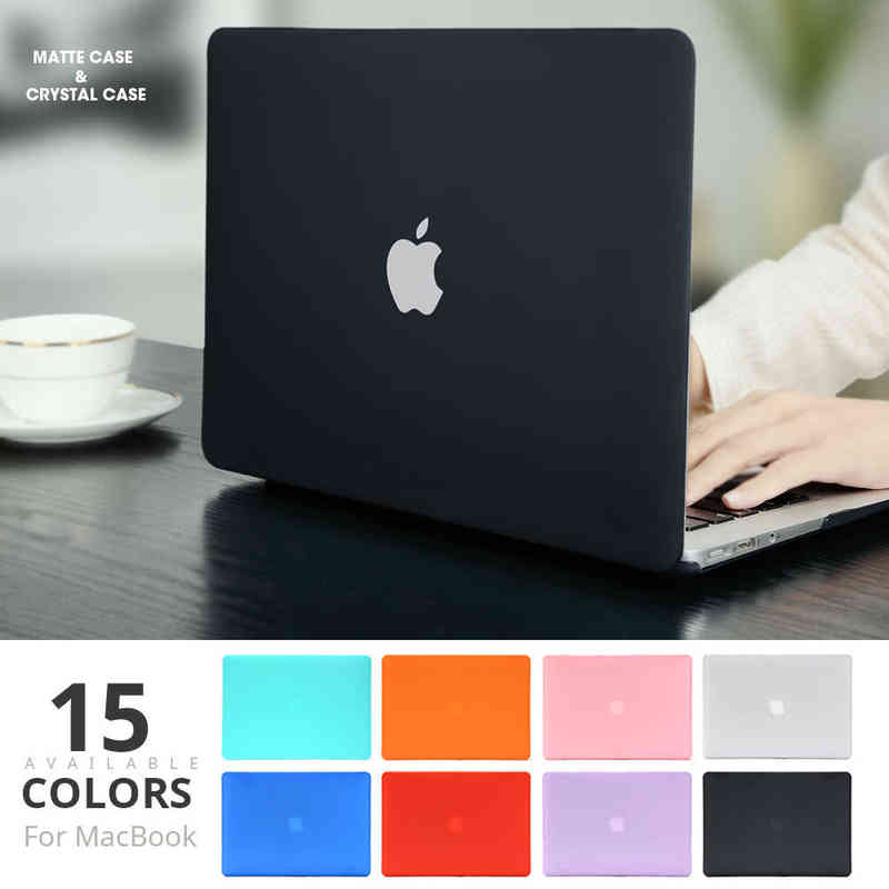 

Laptop Case For Apple Mac book Air Pro Retina Touch Bar 11 12 13 15 inch Hard Laptop Cover Case 13.3 Bag Shell 211213