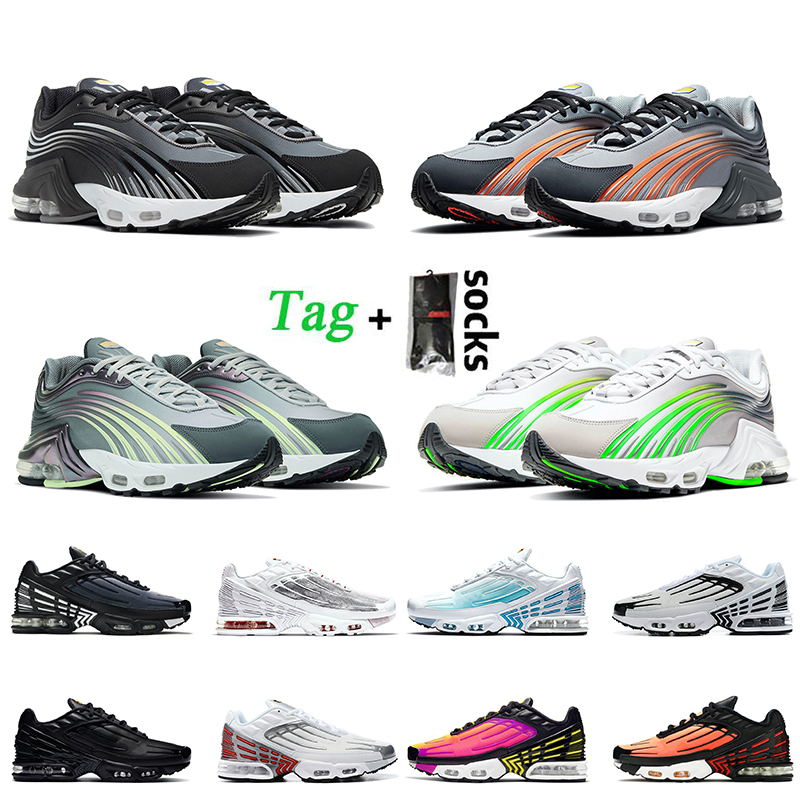 

2021 Fashion College Grey Electric Green Tn Plus 2 Tuned Running Shoes Black Reflect Silver Mens Sneakers Deep Royal Blue GS Hasta Trainers, Item11 gs hasta 36-46