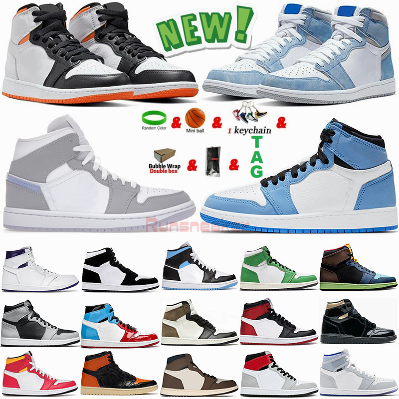 

Wolf Grey Aluminum 1 1s Mens Basketball Shoes Low UNC Electro Orange Twist Shadow Hyper Royal University Blue Chicago Jumpman Womens Sports Sneakers Trainers, 24