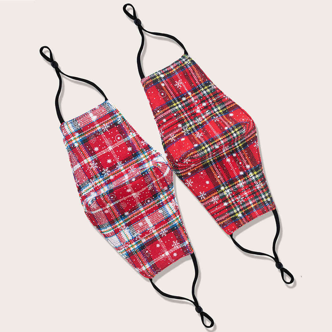 

Women's New 3d Cotton Stereo Mask Mask 2pcs Christmas Style Mask