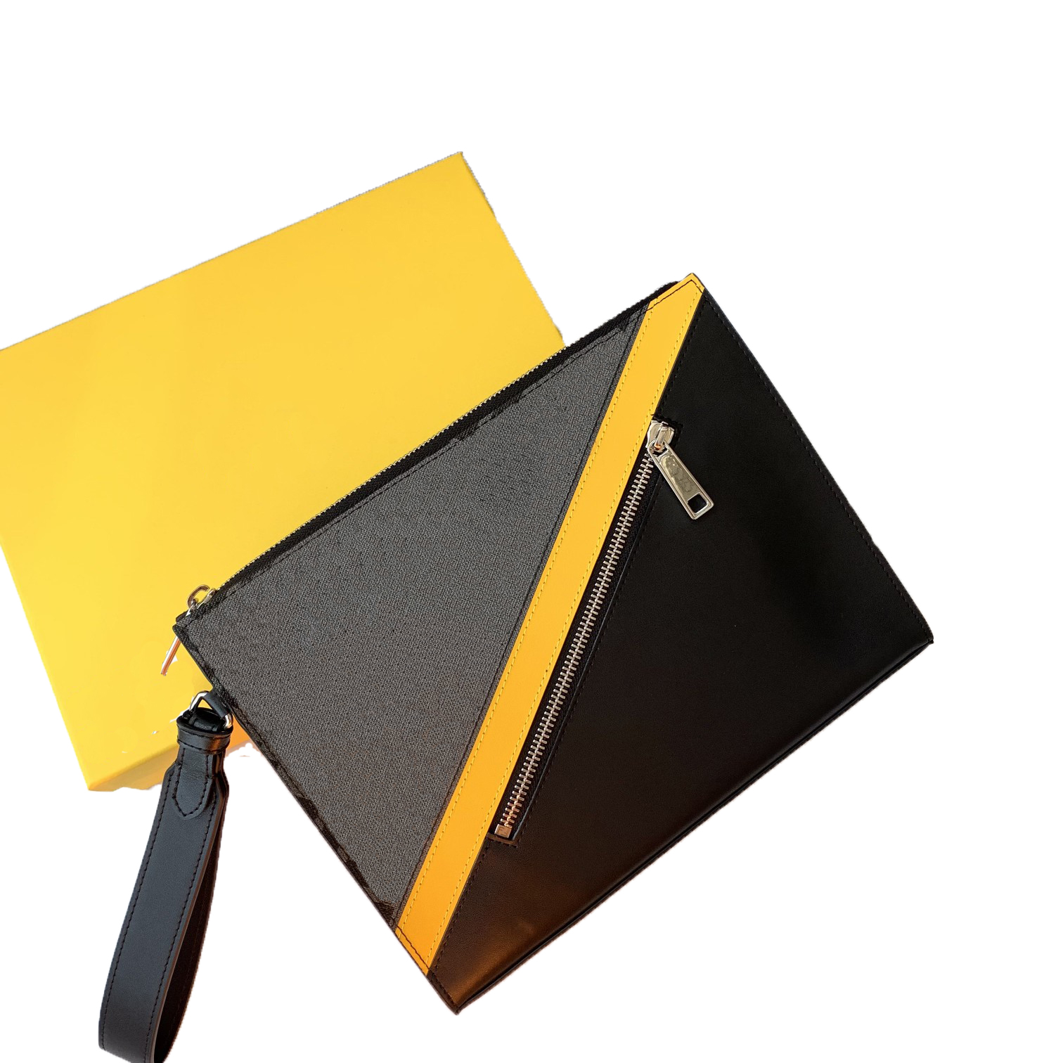 Portefeuilles d'embrayage en relief brun de mode avec poignée de chaîne amovible sacs à main de luxe Pure Zipper portefeuilles Series Sacs de ran