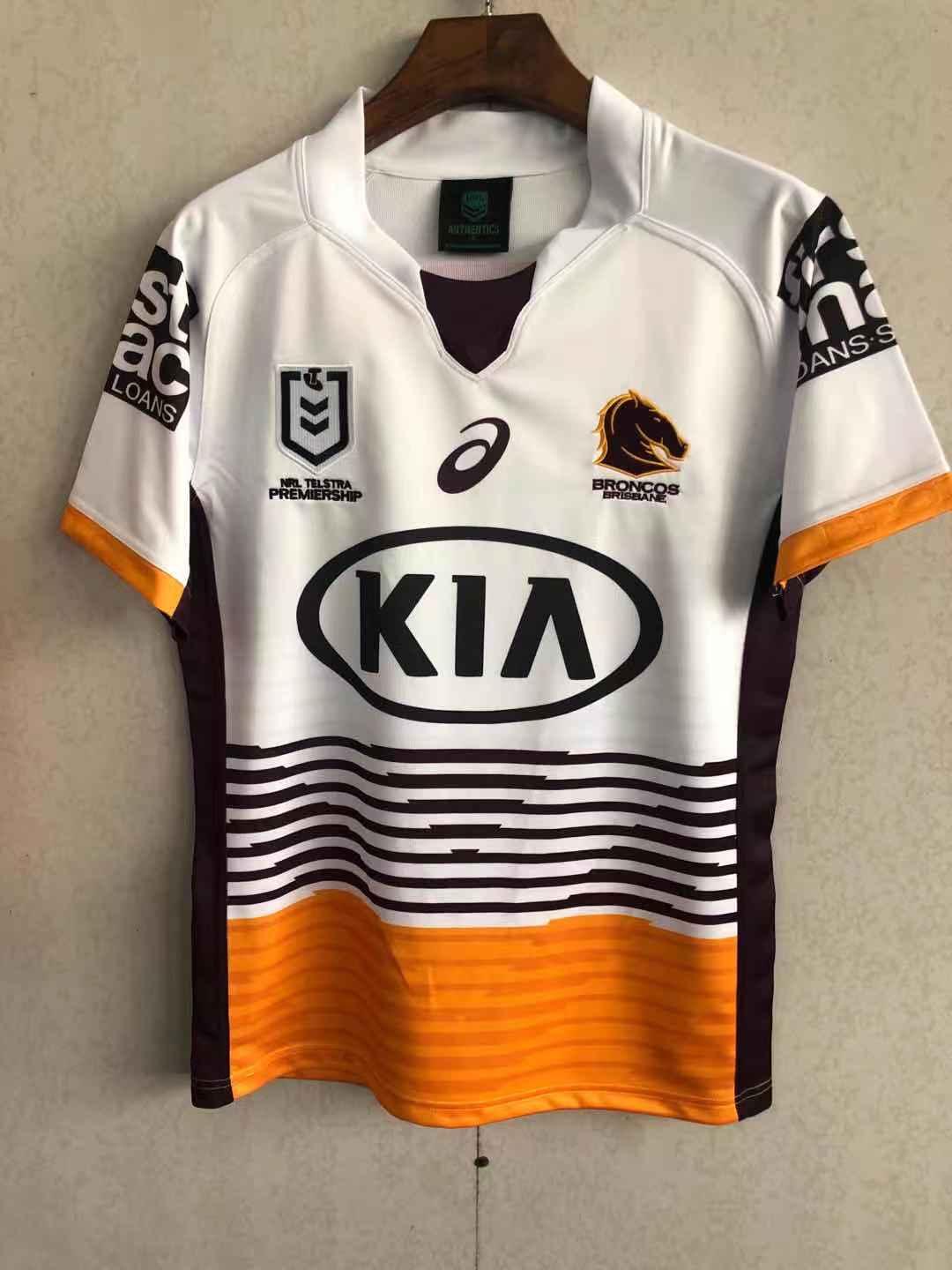 

BRISBANE BRONCOS ANZAC Round rugby Jersey shirt Brisbane Broncos rugby 2021 BRISBANE BRONCOS AWAY RUGBY JERSEY size S--5XL, Black