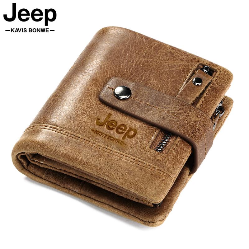 

Wallets 2021 Men Genuine Leather Wallet For Coin Purse Small Walet Card Holder Quality PORTFOLIO Portomonee Male Portfel Damski, Black