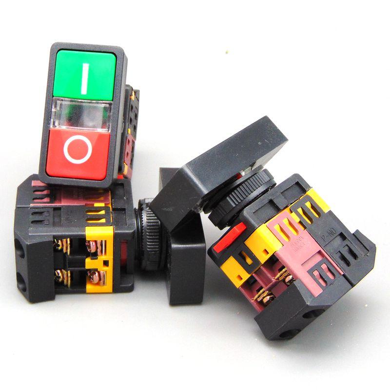 

Smart Home Control AS-22N 25N Start-stop Double Pushbuttons Switch With LED Lamp(Mounting Hole 22mm 25mm)(DC 6/12/24/36/48 V AC110/220/380V)