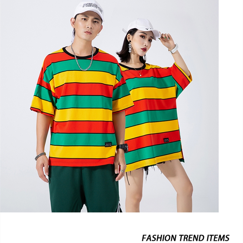 

2021 NEW Pringting Tee Cotton Summer Street Skateboard Mens T-shirt Men Women Short Sleeves Casual Tee, Contrast color