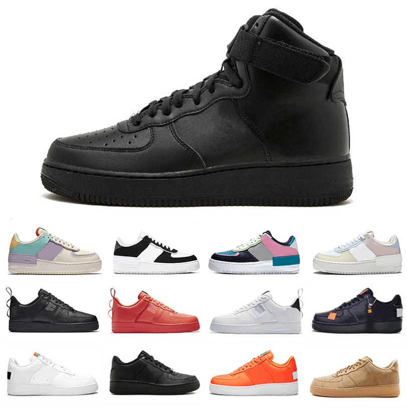 

1s mens running shoes sneakers Black High First Use Have A Good Game Lucky Charms White Wheat Blue Paisley Drew Pivot Point Peace men women sports shoe jogging walking, Pay for box