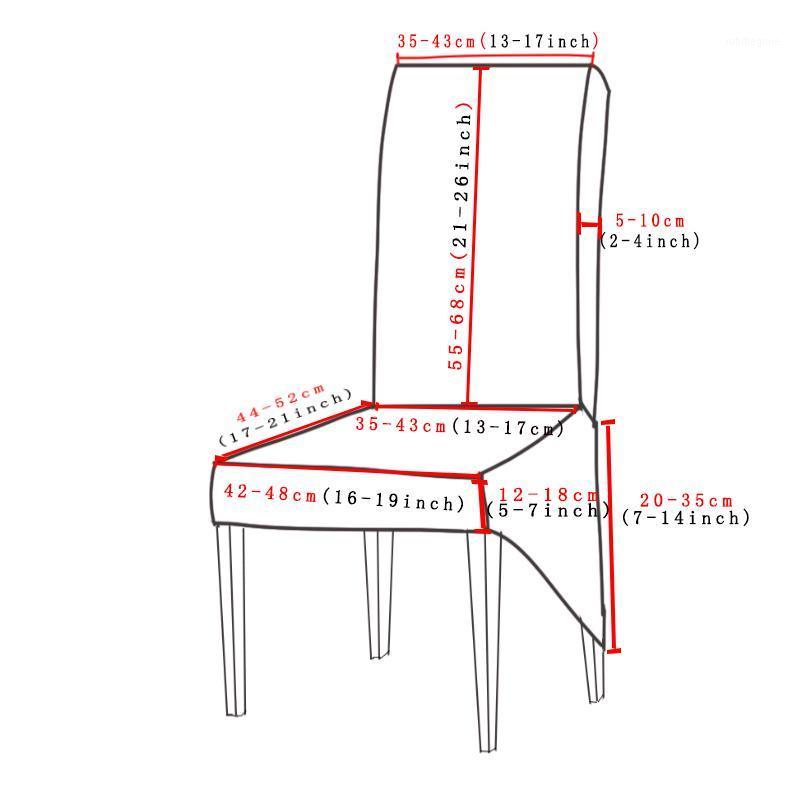 

1/4/6pc Big Chair Cover Solid Color Elastic Seat Covers Stretch High King Back Slipcovers For Dining Wedding Banquet El