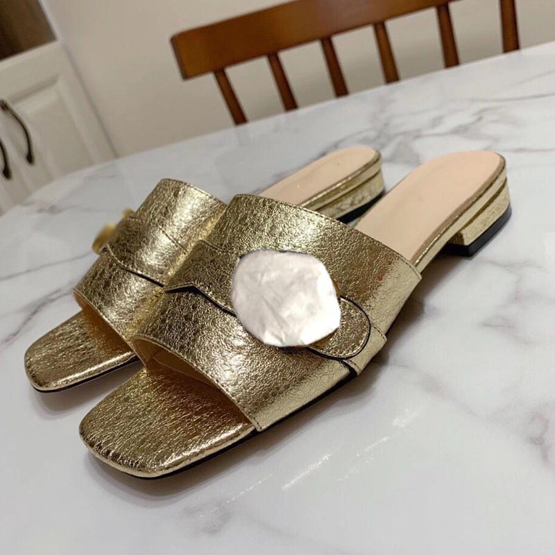 

Summer women's sandals designer casual slippers fashionable and comfortable beautiful women's shoes leather office women flat shoes large si, Red