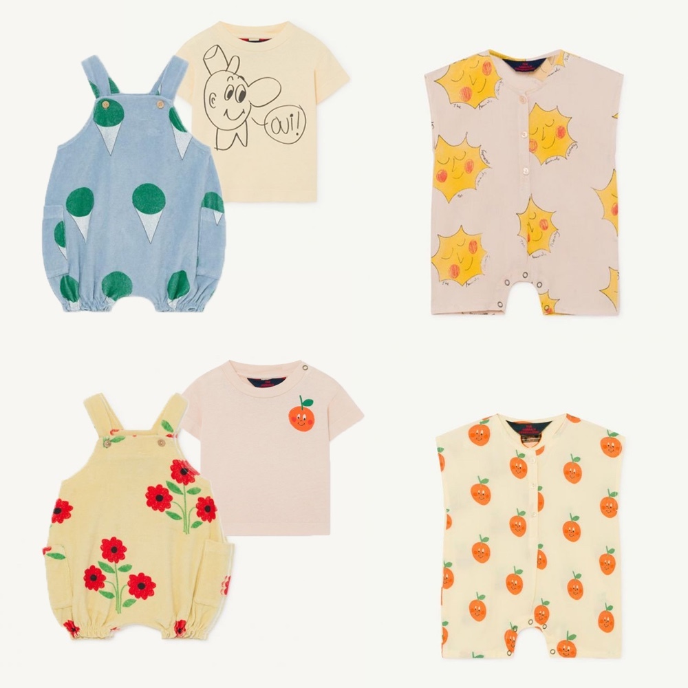 2021 Tao Baby Clothes New Summer Kids Unisex Fashion Romper Toddler Girls Orange Print Playsuit Children Infant Boys Jumpsuits Hq6y-image-666963543