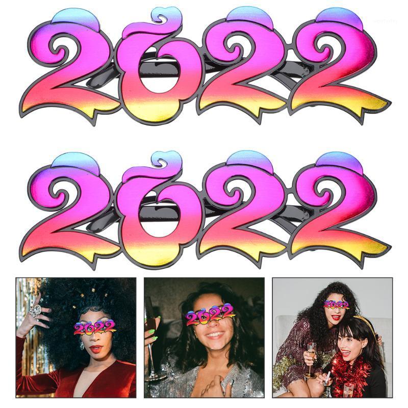 

Party Decoration 2Pcs Unique Glasses Durable 2022 Year Decorative Favors