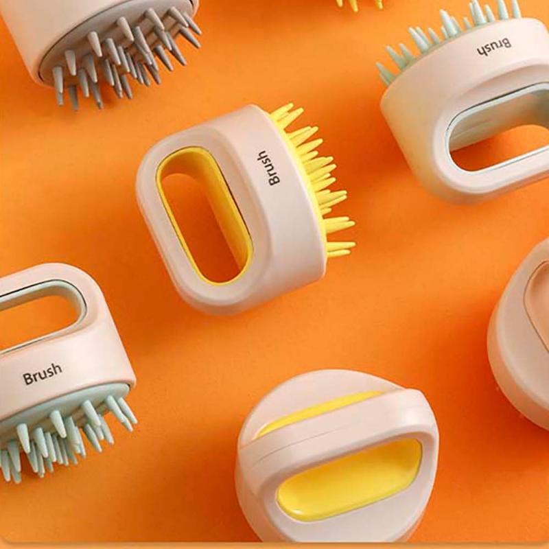 

Hair Brushes Silicone Shampoo Brush SPA Massage Wet And Dry Dual-use Anti-slip Soft Non-damaging Scalp Anti-itch
