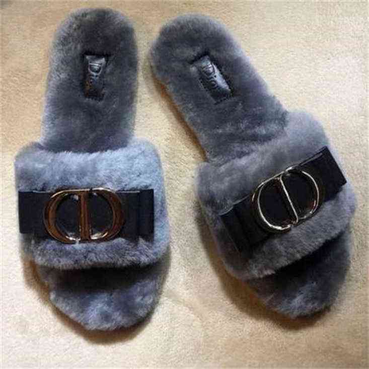 

luxury italy designer brand slippers super great quality with full package for women gift present lady birthday wedding sandals shoes heels 4RMK, Black