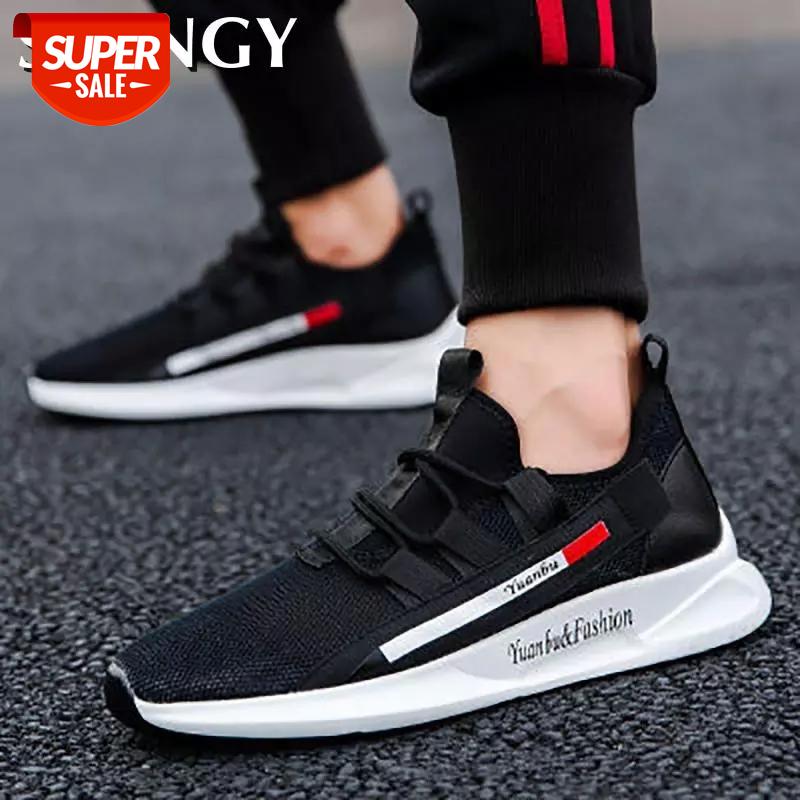 

New Fashion Mens Casual Shoes LaceUp Mesh Breathable Sneakers Sports Shoes Men Running Spring Flat Summer Trainers Tenis Hombre #a29c