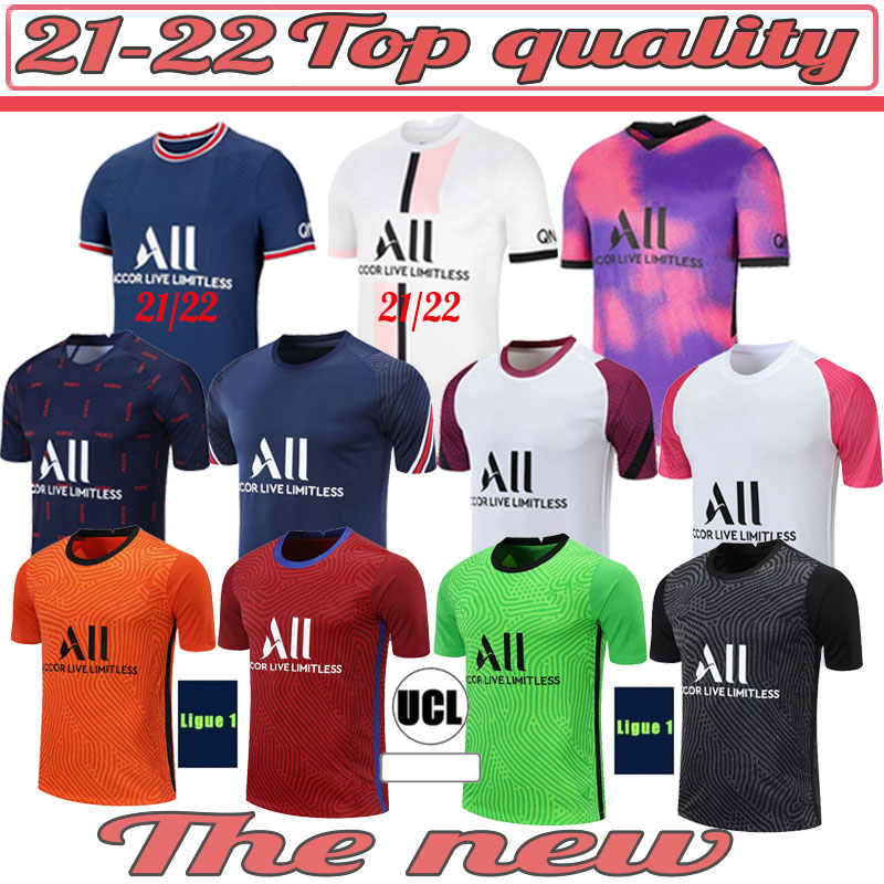 

21 22 MBAPPE KEAN soccer jersey 2021 SERGIO RAMOS MARQUINHOS VERRATTI KIMPEMBE Maillots de football shirt ICARDI DI MARIA DRAXLER kids kit uniforms, Black