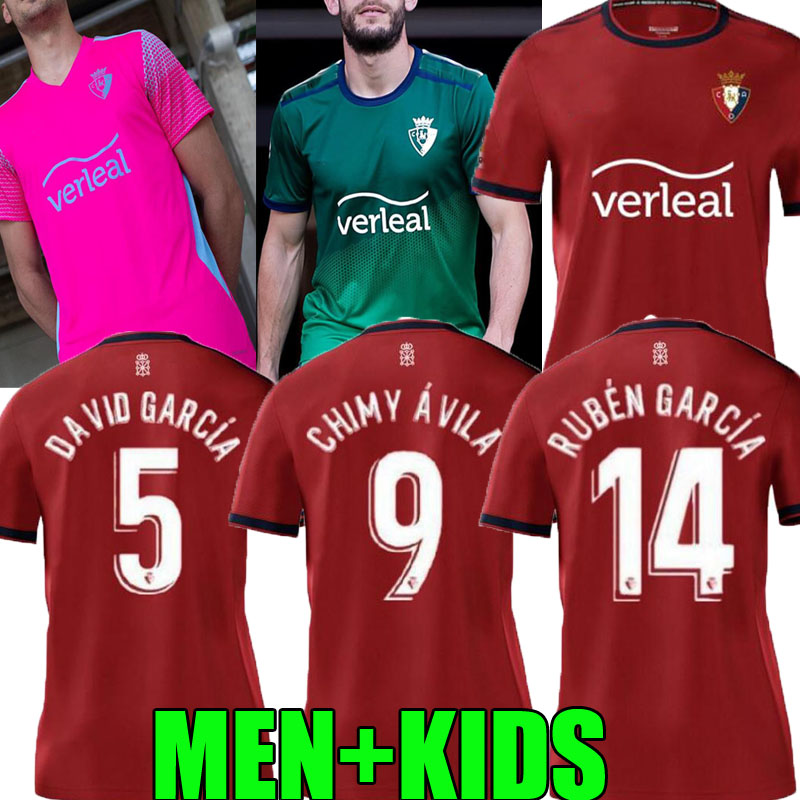 

21 22 OSASUNA soccer jersey home DAVID GARCÍA CHIMY ÁVILA CAMISETA 1ª EQUIPACIÓN ADULTO 2021 2022 R.TORRES MONCAYOLA MANU SÁNCHEZ Hombre away 3rd Football shirt men kids Kit, Third sponsor+patch