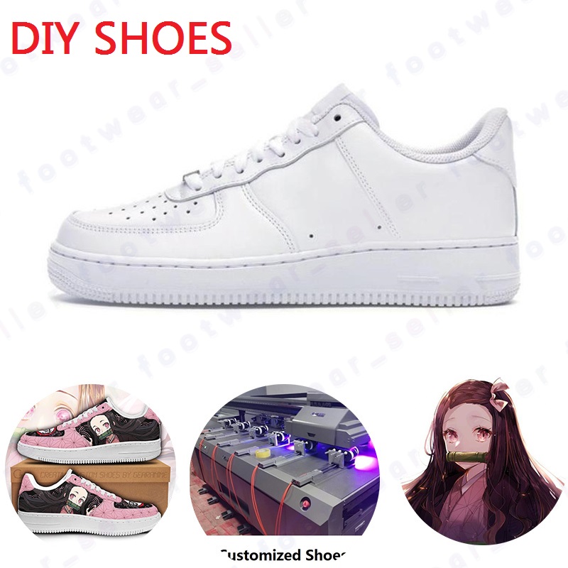 

DIY Running Shoes For Men Women Girls Boys Fashion Trend 3D Paint Customized Anime Customize Platform Low Skateboard Sneakers Trainers