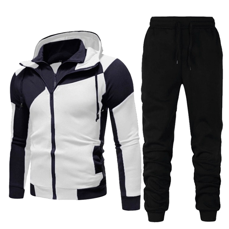 

2021 New Autumn Tracksuit Men Pieces Sets Hooded Sweatshirts Men's Casual Hoodies Suit Hoodies+jogger Pants UIGI, Bsdzw20-zk33red