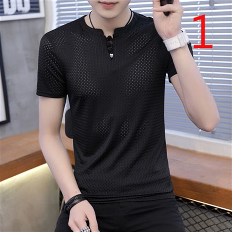 

2021 Short-sleeved T-shirt Men Summer New Men's Cotton Short-sleeve Compassionate Tide Yyv3