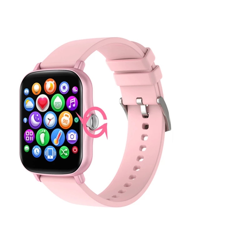 

Y20 Woman Smart Watch 2021 Full Touch Screen Knob Rotation Fitness Tracker GTS 2 Smartwatch For Xiaomi IPhone PK P8 Plus, Slivery;brown