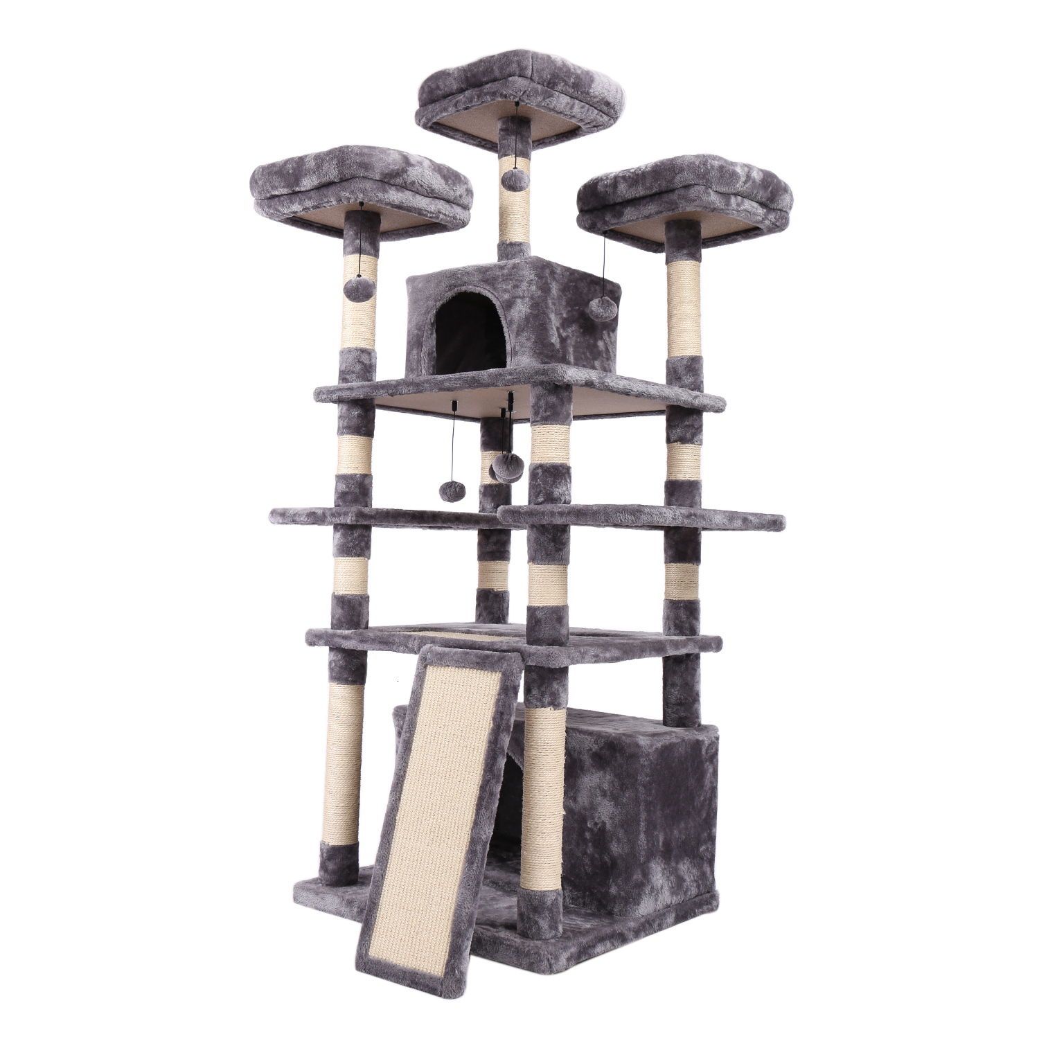 

2021 New Household Delivery Toy Scratching Wood Tree Furniture with Scale Staird Skipping Peering Cat Powder 889o