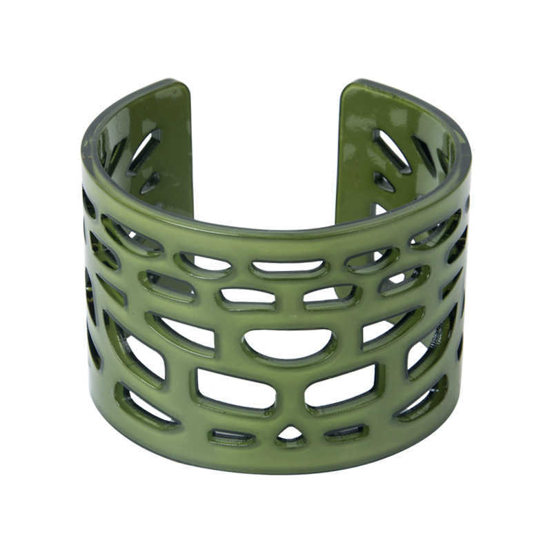 

Vintage High Quality Open Ladies Bangles/bracelets for Women Resin Acrylic Indian Bangles with Designer Charms for Girls Q0719