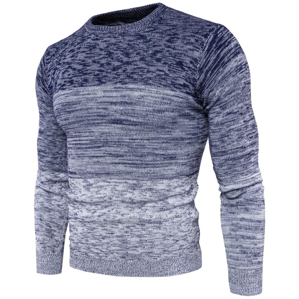 

2021 New Cotton Sweater Men Long Sleeve Outwear Man Sweaters 2l7s, Navy blue