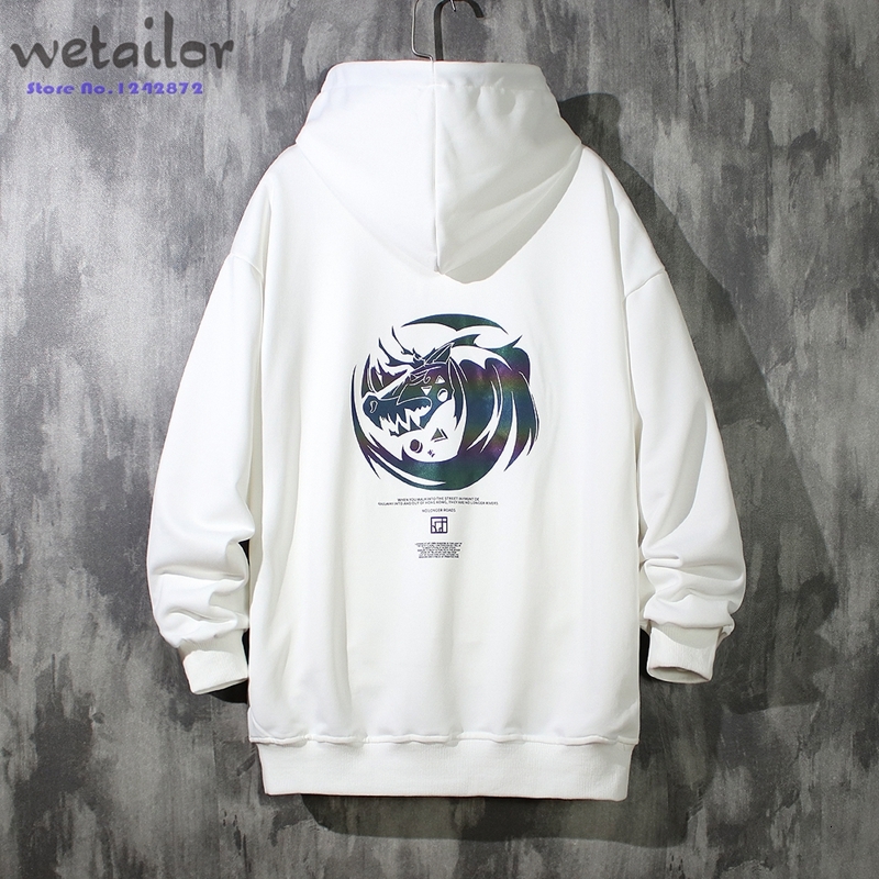 

New Autumn Spring 2021 Reflective Male Hoodie Shirt Long Sports Jacket Colored Printing Night Running Aysj, Blue