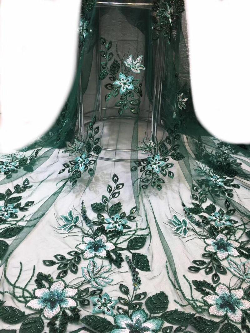 

CiCi-10.4708 fashionable sequins tulle embroidery french net lace fabric for party dress