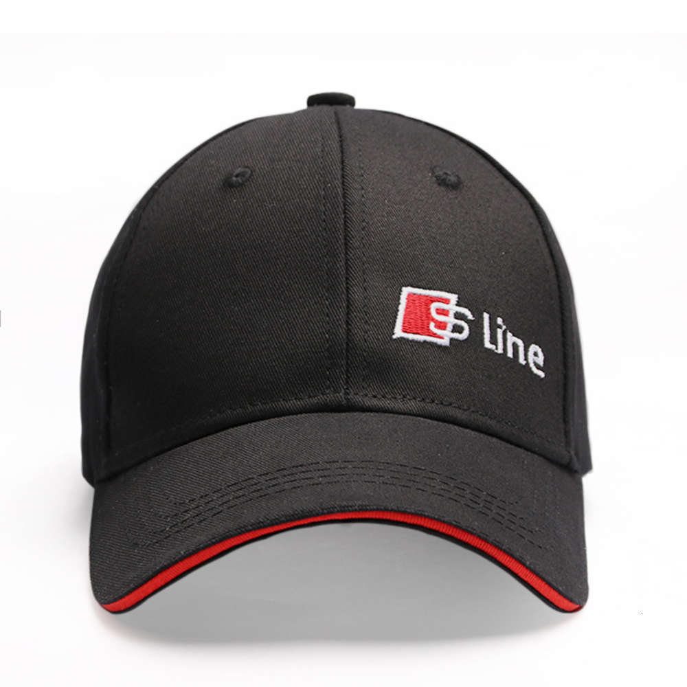

Hebei hat Audi car baseball outdoor sunscreen sports cap, Black