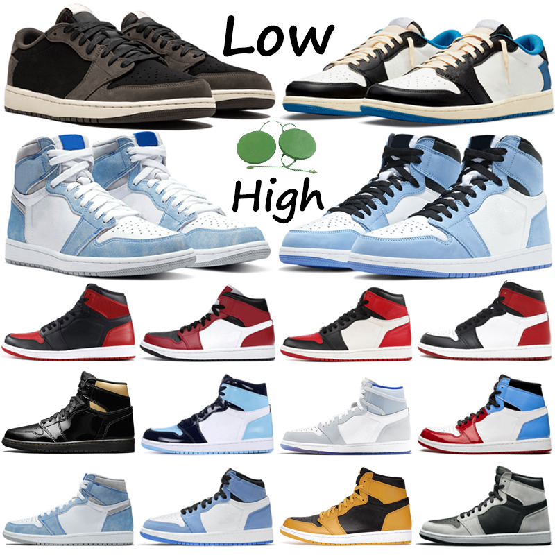 

Discount air jordan retro 1 jumpman men jorden basketball shoes 1s University Blue Hyper Royal Dark Mocha Purple Pulse mens women trainers outdoor sports sneakers, 1s 5.5-12 fearless