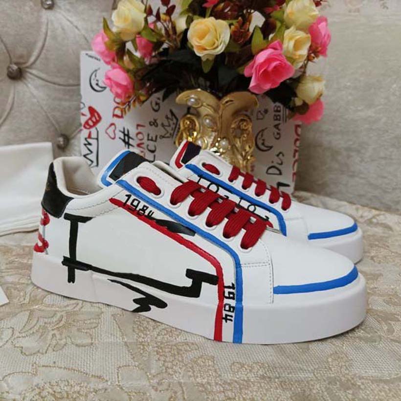 

Top Quality Men Women Designer Shoes leather lace-up sneaker fashion classic lady Running Luxury Trainers woman shoe Flat Printed sneakers Large size 35-45 With box, #6
