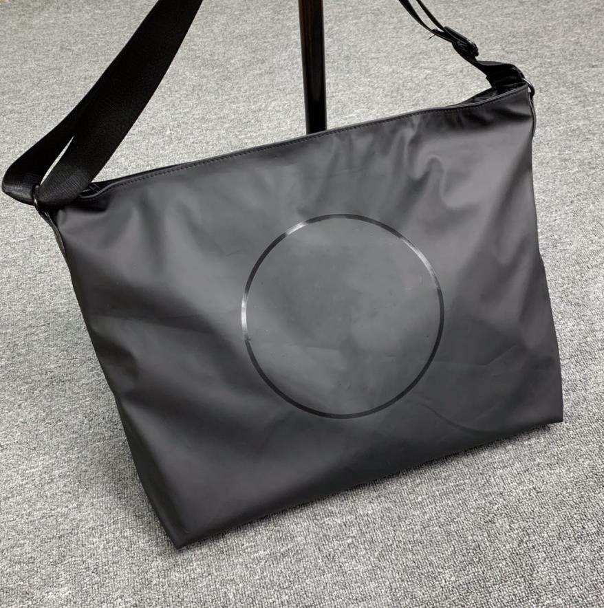 

Hot Nylon Messenger Bags 36*8*50cm Appliqué Man Women Sport Bags Designer Polyamide Straps Zipper Buckle Single Shoulder Bags, Customize