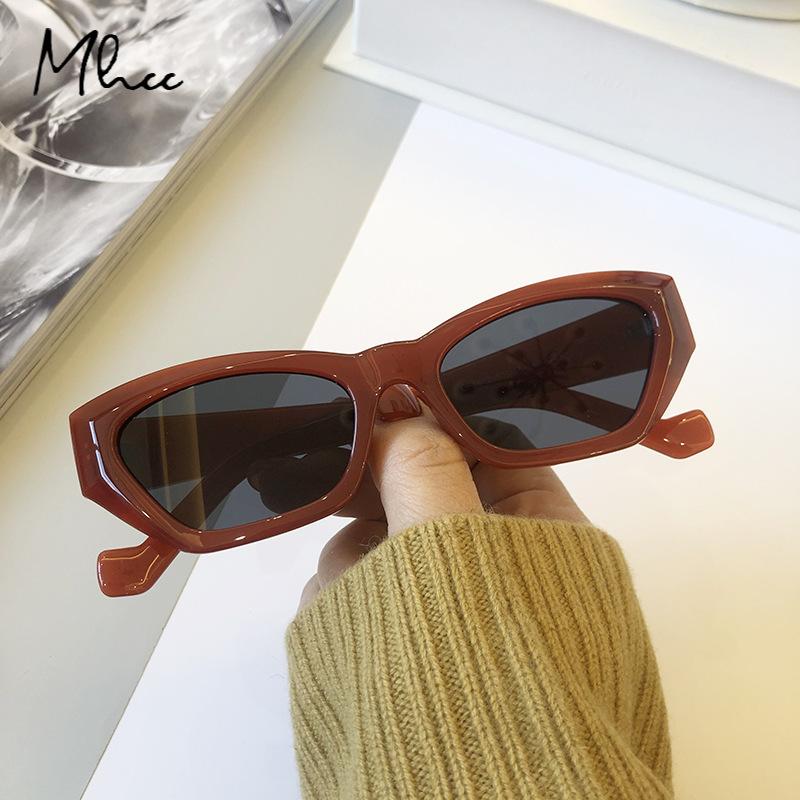 

Outdoor Eyewear UV400 Unisex Vintage Personality Trend Small Frame Sunglasses Women Fashion Cat Eye Sun Glasses Men Retro Gafas De Sol