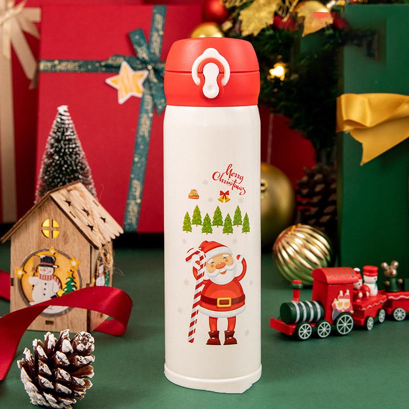 

Mug Elk Winter New Christmas Gift Accompanying Stainless Steel Cup Couple Student Portable Water Cup