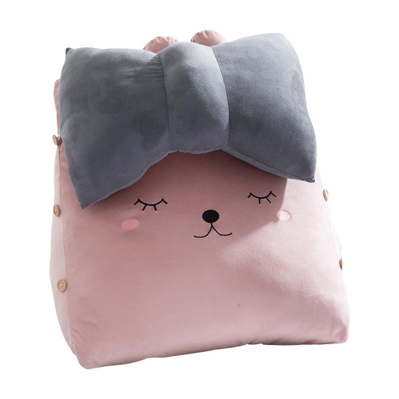

Cushion/Decorative Pillow Cute Wedge Reading Backrest Washable Comfortable Back Lumbar Pad Chair Rest Support Cushions, Rabbit
