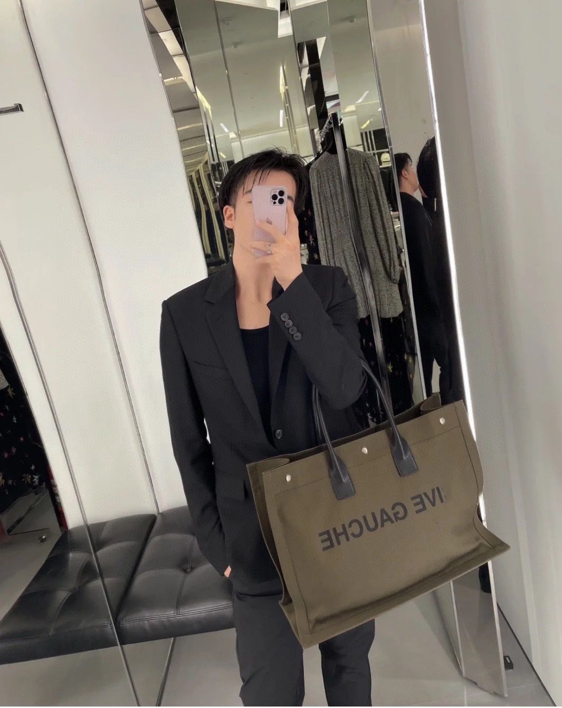 

Large Capacity Tote Big Bag Letters Women's Bags Canvas ShoppingBag Crossbody Portable BeachBag Fashion, As pic