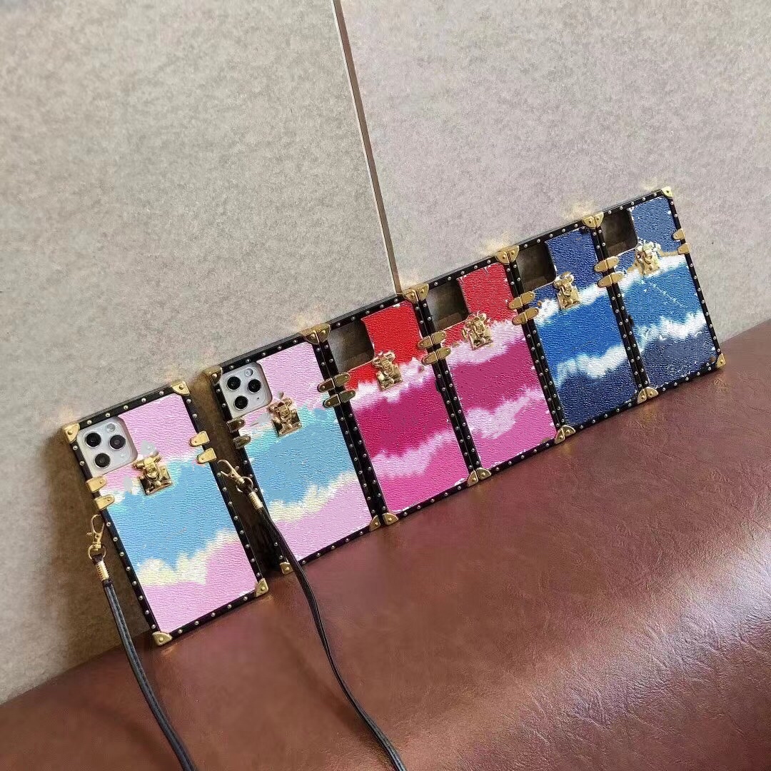 blue Handbag iphone case cell phone VV Design summer fashion for ip 12 pro max 11 7 8 plus-image-664408170