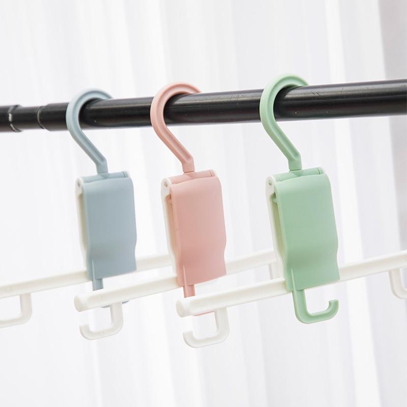 

Hangers & Racks Foldable Multifunctional Anti-slip Pants Household Drying Colgador Wardrobe Organization Plastic Storage Clothes Hanger