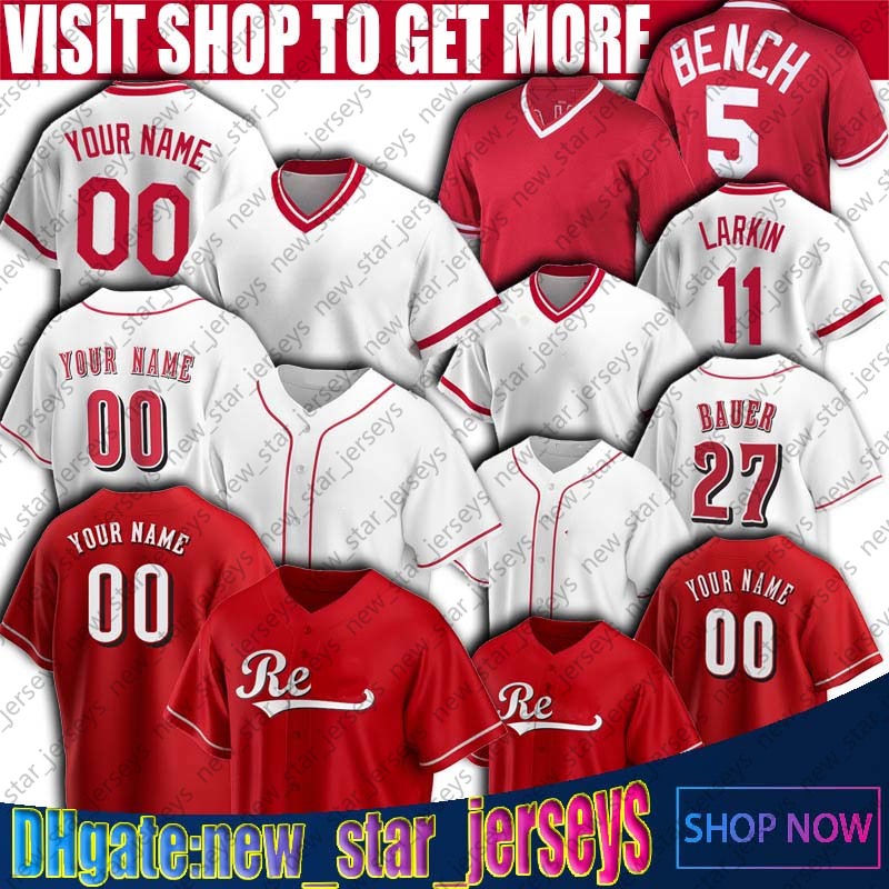 

Cincinnati Joey Votto Johnny Bench Jersey Eugenio Suarez Barry Larkin Jerseys Baseball Custom Pete Rose Sonny Gray Jersey Nick Castellanos, Retro custom (hongr)