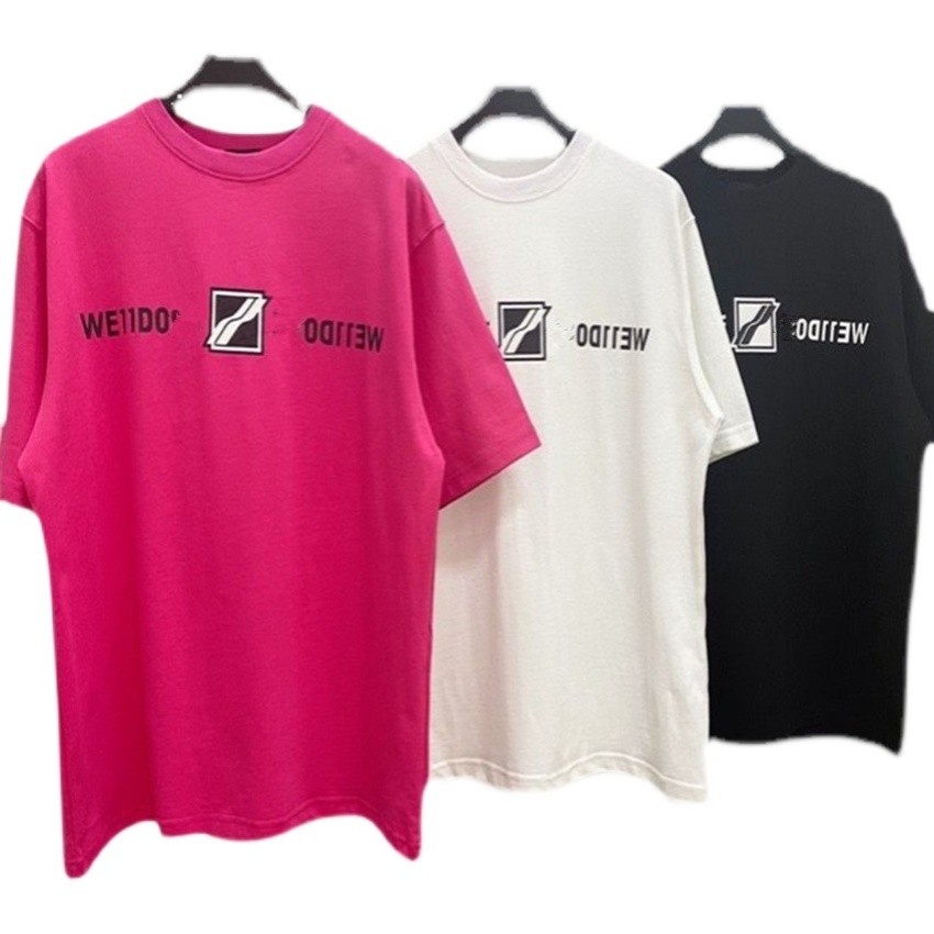 

2021 New We11done t Shirt Men Women 1:1 Best-quality Red White Black Welldone T-shirt Tops Tee Mpn5