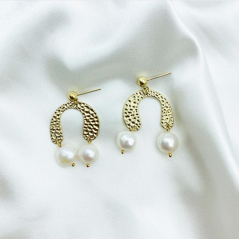 

Dangle & Chandelier JOUVAL Vinatge Drop Earrings For Women Girl Fashion Geometry Simulation Pearl Brincos Female Gift Party Korean Jewelry
