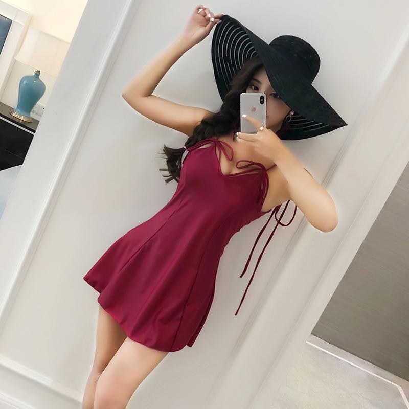 

One-Piece Suits Brand Summer Sexy Women One Pieces Swimwear V-Neck Push Up Black/ Red Swimsuit Slender Lady Beach Wear Pool Bathing Suit