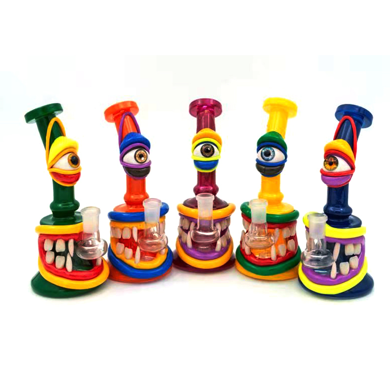 

Hookah 3D animal design bong Glass Handmade Character Bongs water pipe Dab Rigs