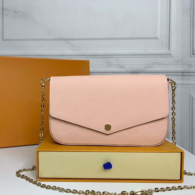 

2022 high quality Women Handbag Evening Bag Genuine Leather 3 in 1 high quality flower checkers date code serial number bags lady messenger bags shoulder M61276, Customize